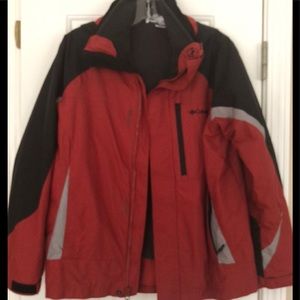 Columbia Bugaboo  jacket/coat worn three ways!